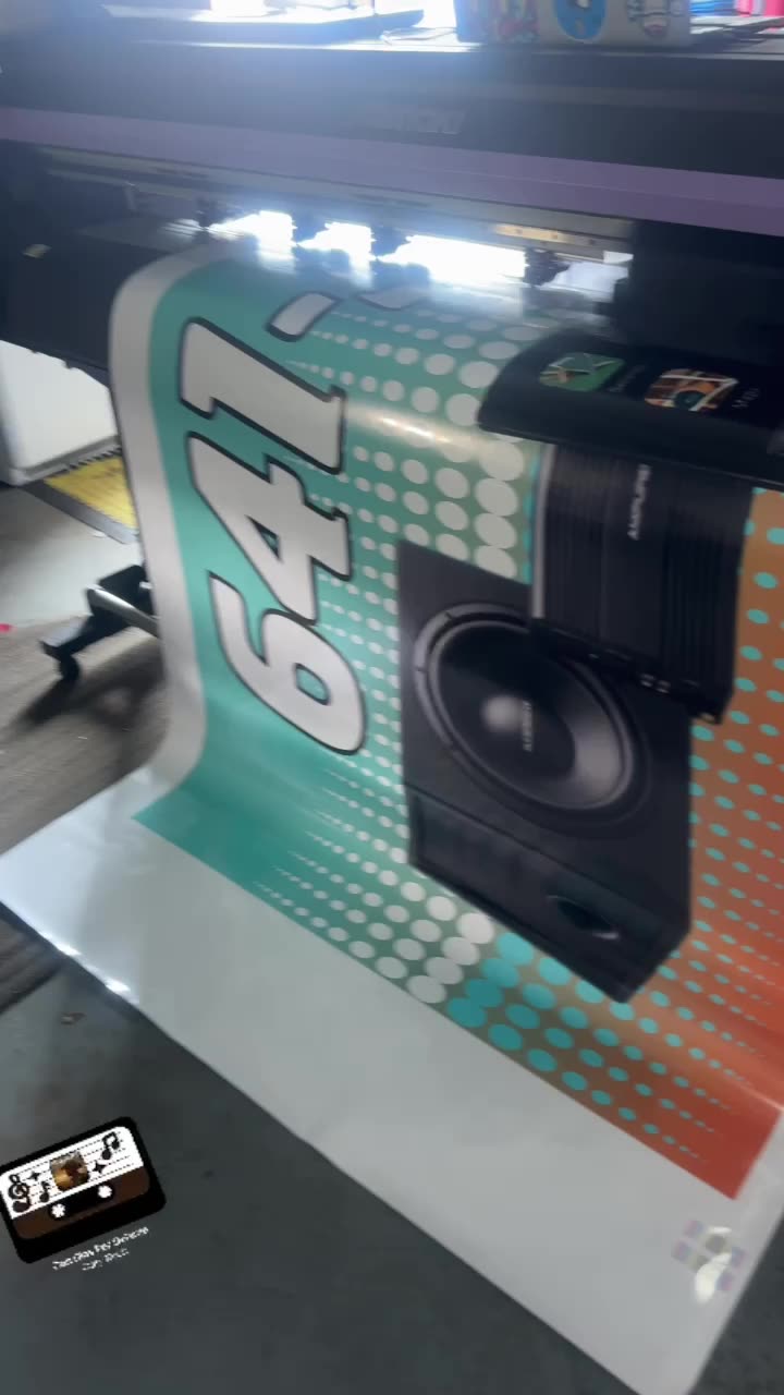 Impresión de vinil en plotter de gran formato